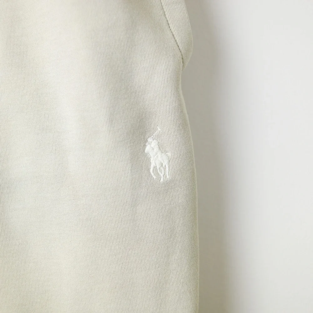 Polo Ralph Lauren Joggers Mens L Beige Cotton Pony Drawstring Casual Sweatpants